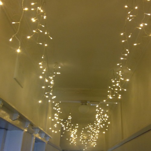 Connectable 22M 500 LED Christmas Icicle Lights - Warm White